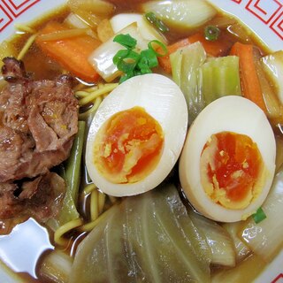 野菜たっぷり味噌ラーメン